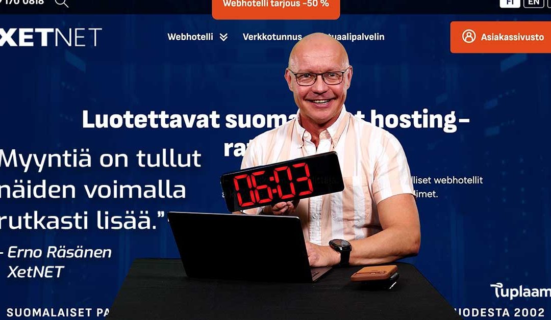 Webhotellin myyntiin nousuun osuvilla videoilla